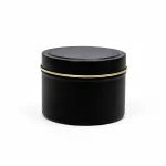 4 oz Candle Tins, Black