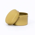 4 oz Candle Tins, Gold