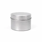 4 oz Candle Tins, Silver - Pack of 12 2 4 oz Candle Tins, Silver