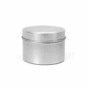 4 oz Candle Tins, Silver