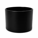 18.5 oz Three Wick Candle Glass, Matte Black