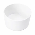 18.5 oz Three Wick Candle Glass, Matte White - Pack of 6 3 18.5 oz Three Wick Candle Glass, Matte White