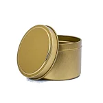 6 oz Candle Tins, Gold