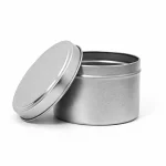 6 oz Candle Tins, Silver