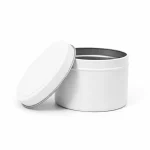 6 oz Candle Tins, White - Pack of 12 3 6 oz Candle Tins, White