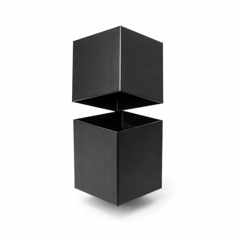 10 oz Luxury Candle Box, Black