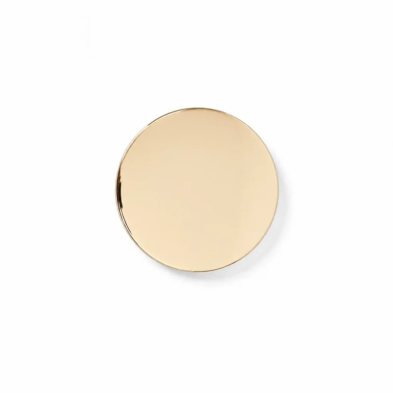 6.5 oz Steel Candle Lid, Gold - Pack of 6 1 6.5 oz Steel Candle Lid, Gold