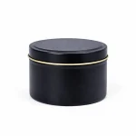 8 oz Candle Tins, Black - Pack of 12 2 8 oz Candle Tins, Black