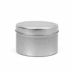 8 oz Candle Tins, Silver