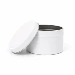 8 oz Candle Tins, White - Pack of 12 3 8 oz Candle Tins, White