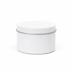 8 oz Candle Tins, White - Pack of 12 2 8 oz Candle Tins, White