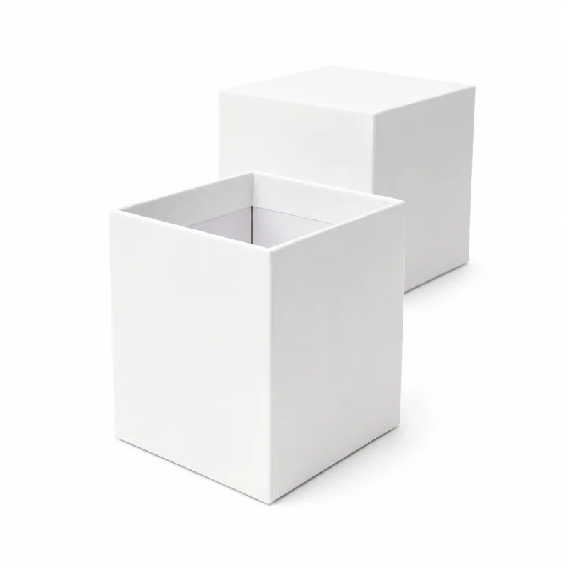 10 oz Luxury Candle Box, White