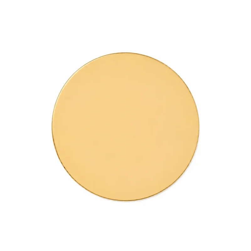 10 oz Steel Candle Lid, Gold