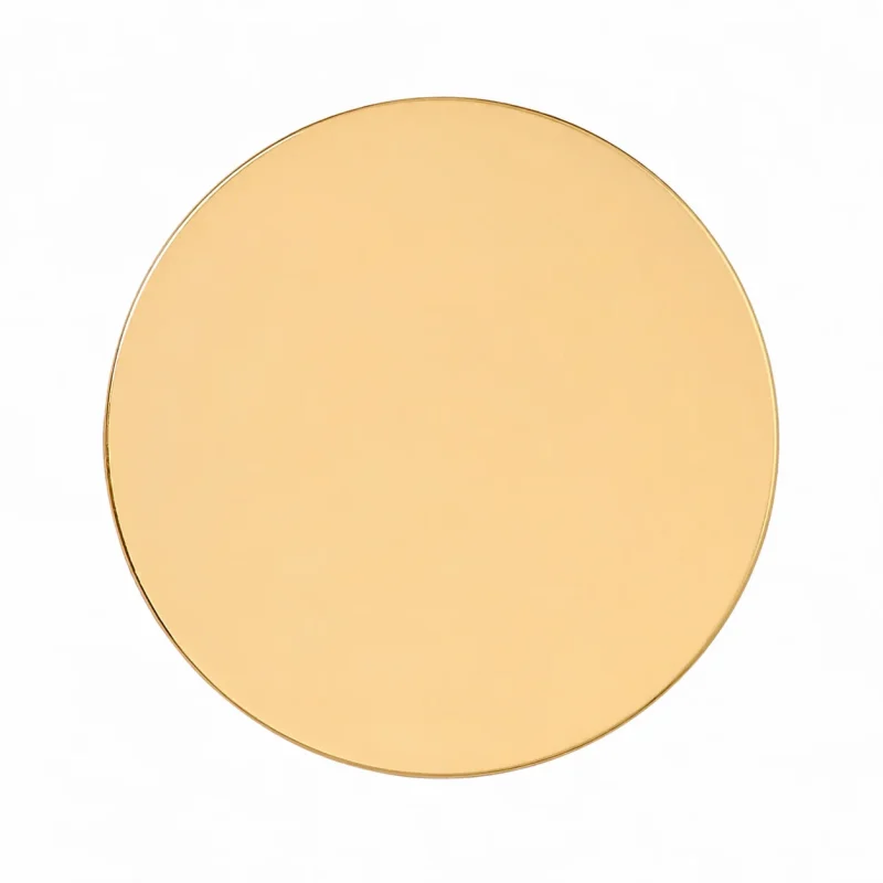 18.5 oz Steel Candle Lid, Gold