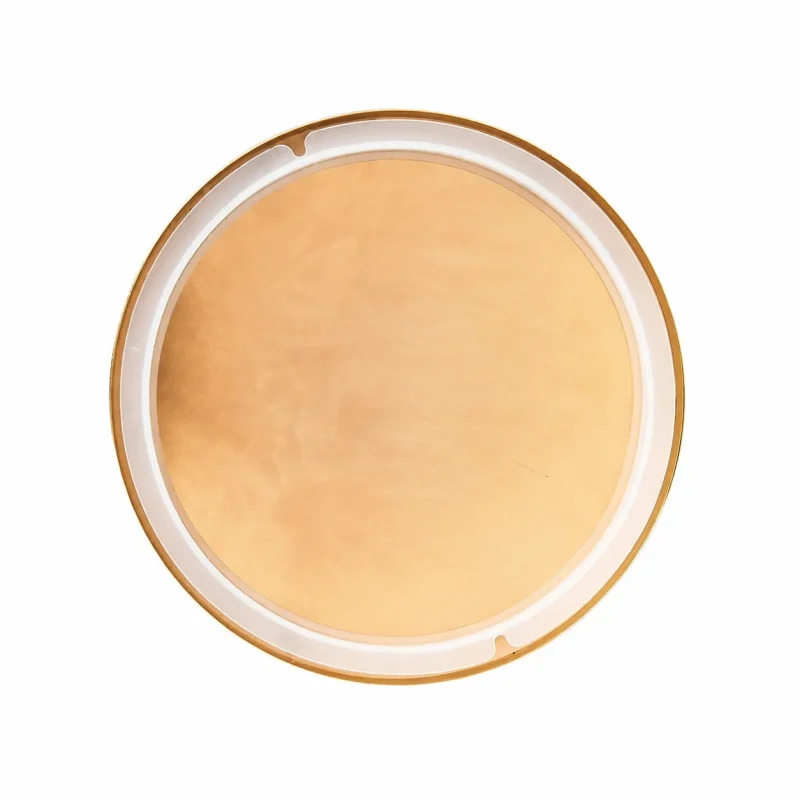 18.5 oz Steel Candle Lid, Gold