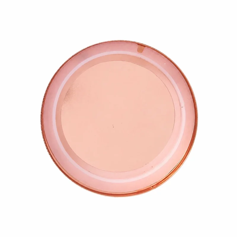 18.5 oz Steel Candle Lid, Rose Gold