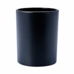 6.5 oz Candle Glass, Matte Black