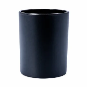 6.5 oz Candle Glass, Matte Black