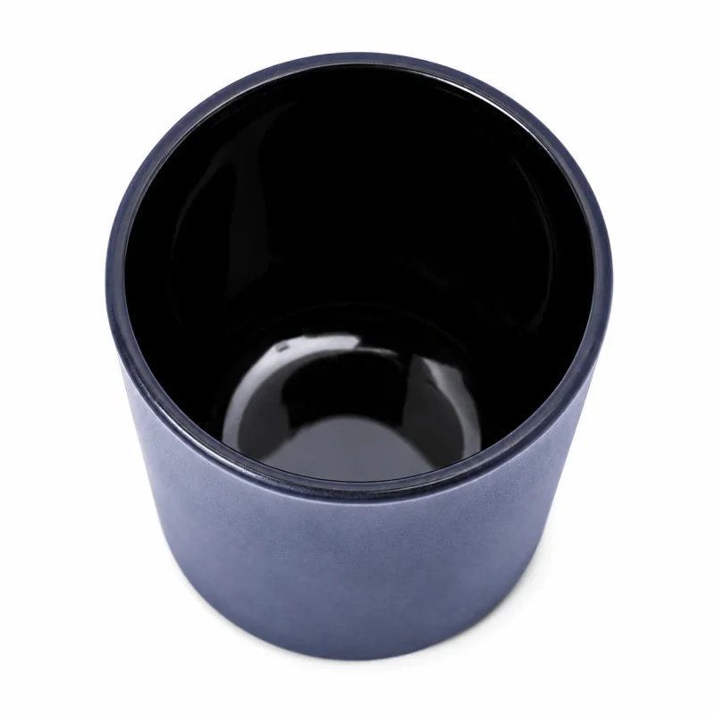 6.5 oz Candle Glass, Matte Black