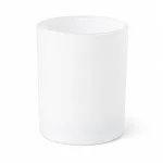 6.5 oz Candle Glass, Matte White - Pack of 6 2 6.5 oz Candle Glass, Matte White