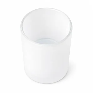 6.5 oz Candle Glass, Matte White