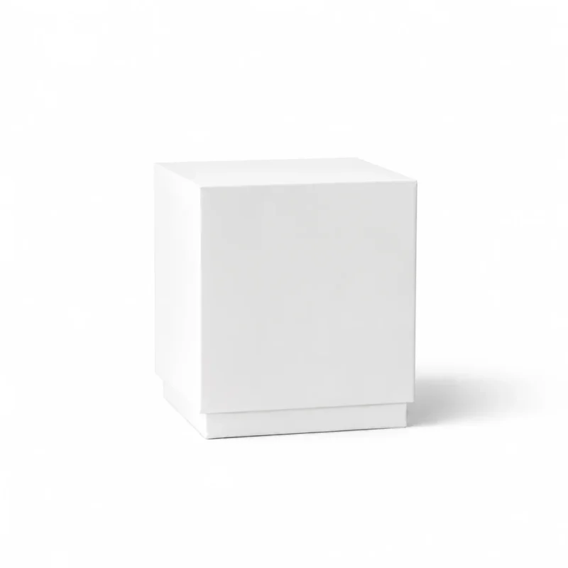 6.5 oz Luxury Candle Box, White