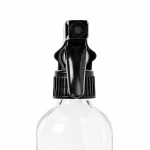 8oz Clear Glass Spray Bottle With Black Trigger