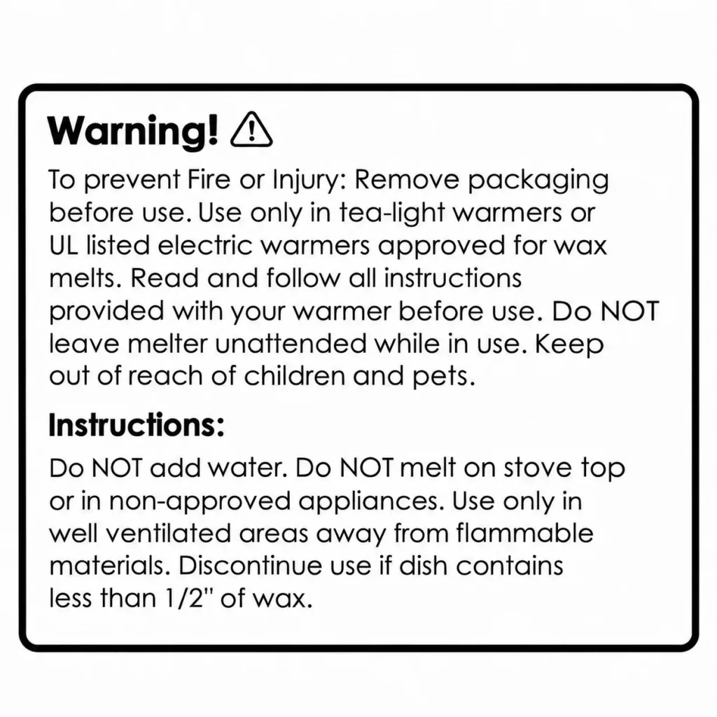 1.5" x 1.75" Warning Label