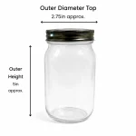 16 oz Jelly Jar