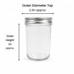 8 oz Jelly Jar - Pack of 6 4 8 oz Jelly Jar