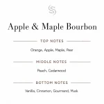Apple & Maple Bourbon Fragrance Oil 3 Apple & Maple Bourbon Fragrance Oil Notes