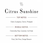 Citrus Sunshine Fragrance Oil 3 Citrus Sunshine Fragrance Oil Notes