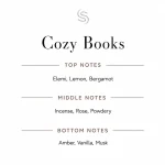 Cozy Books Fragrance Oil 3 Cozy Books Fragrance Oil Notes