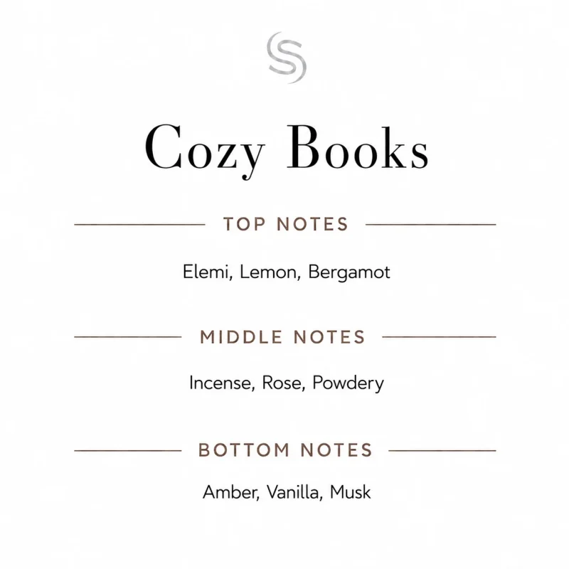 Cozy Books Fragrance Oil Notes