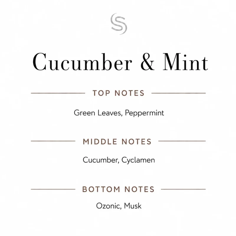 Cucumber & Mint Fragrance Oil Notes