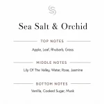 Sea Salt & Orchid Fragrance Oil 3 Sea Salt & Orchid Fragrance Oil Notes