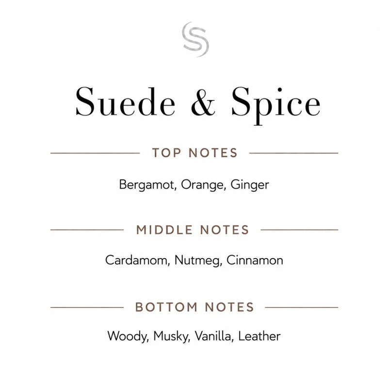 Suede & Spice Fragrance Oil Notes